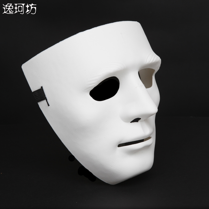 Jabbawockeez-mask-white-hip-hop-mask-male-mask